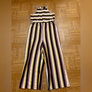 Cat & Jack Kids Striped Wide Leg Jumpsuit